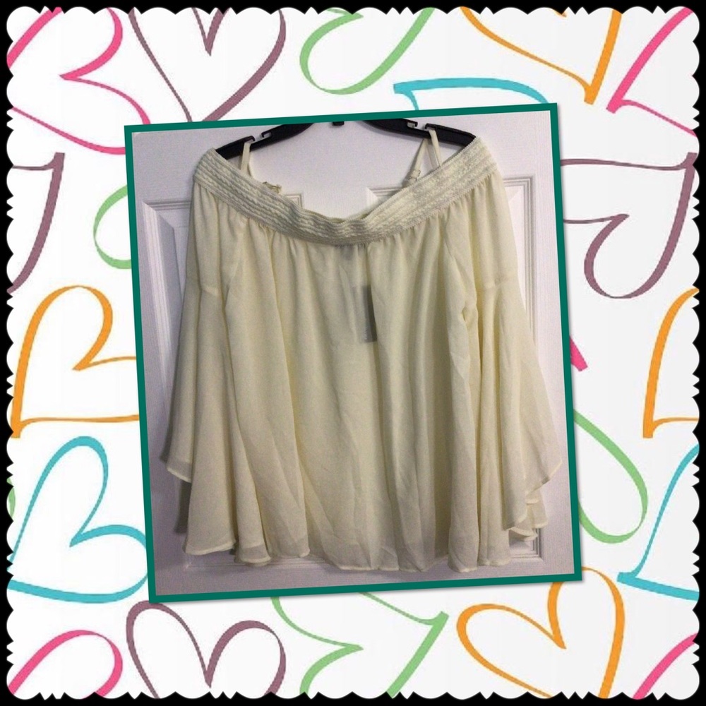 Women’s Fashion Top Print Off The Shoulder.